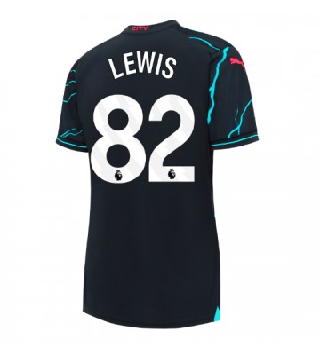 Manchester City Rico Lewis #82 Tredje Tröja Kvinnor 2023-24 Kortärmad